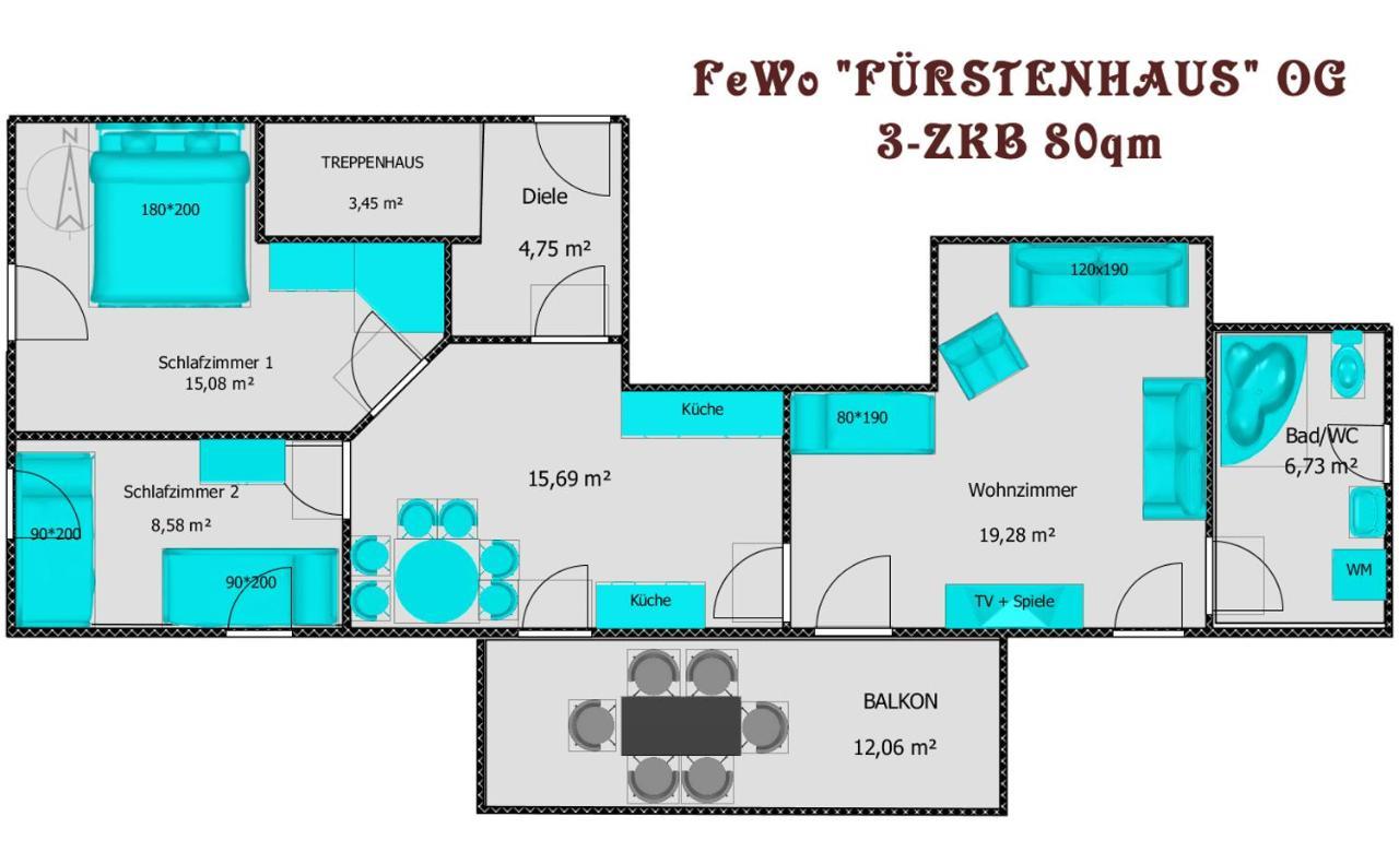 "Fuerstenhaus" Og Hofgeismar-Zentrum! Exteriér fotografie